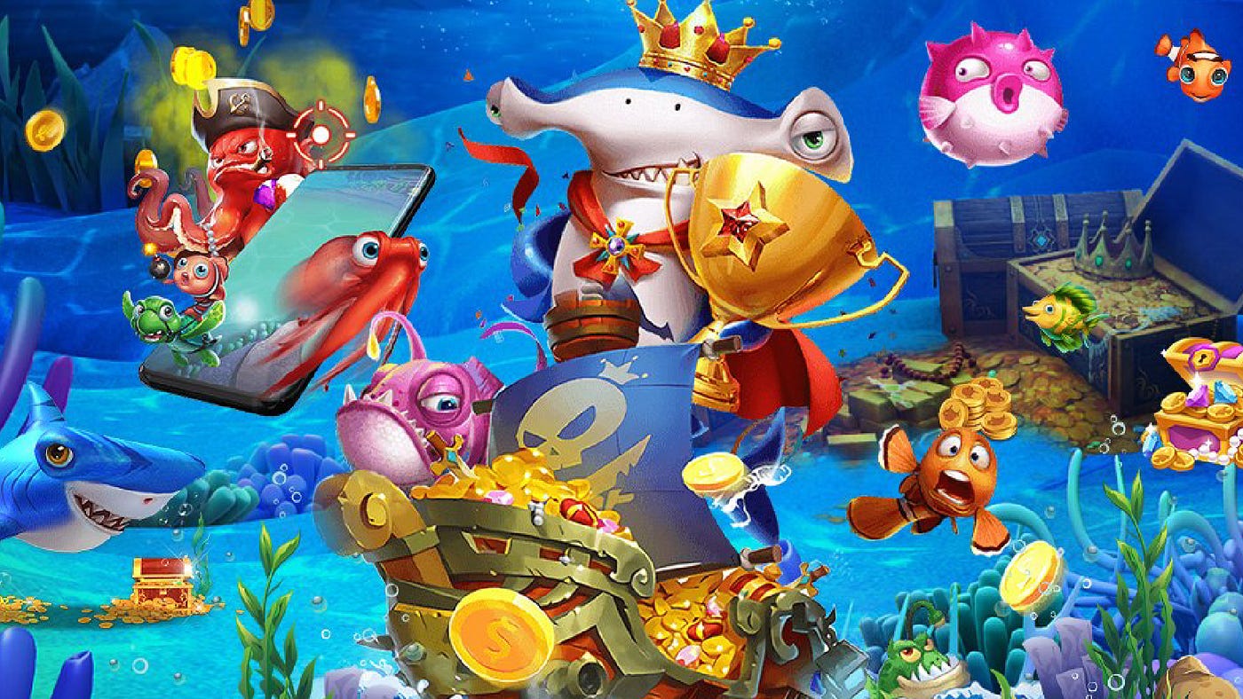 หน้าจอเกมยิงปลาบรรยากาศใต้น้ำของ u31